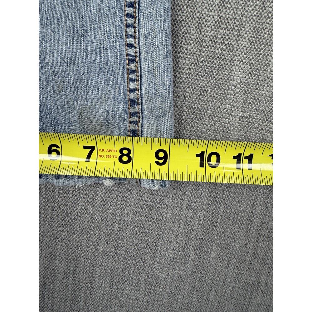 London Jean Women’s Size 6 Flare Jeans Light Wash Low Rise Stretch Denim Y2K - Picture 5 of 8